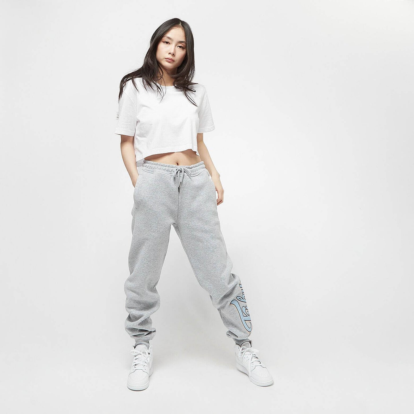 FUBU Varsity Jogger heather grey