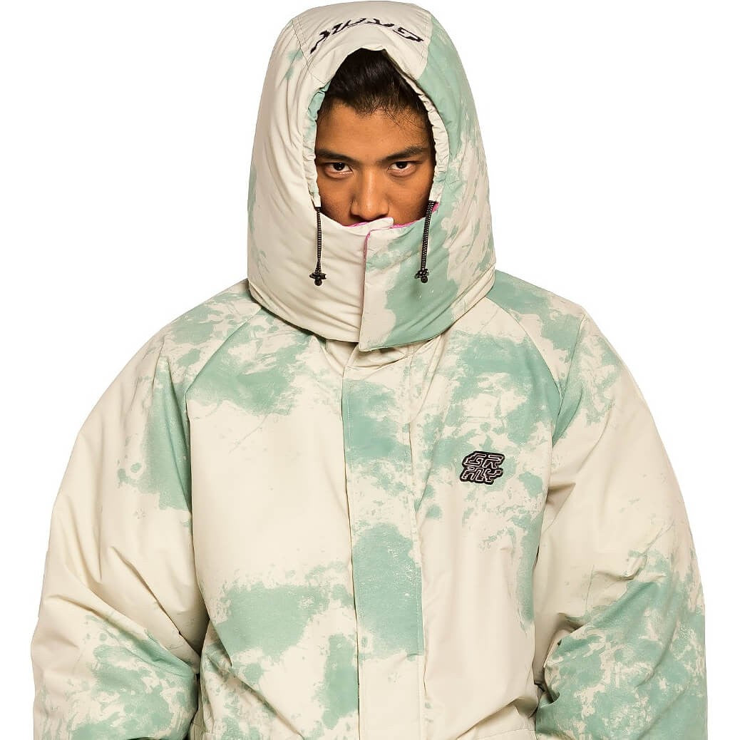 GRIMEY WEAR SPACE LADY BLEACHED PARKA BLEACHED SAND