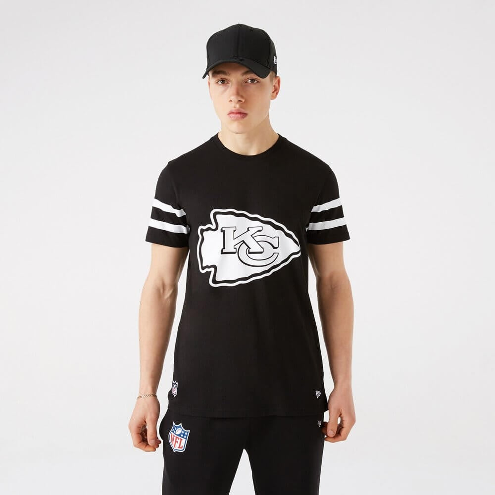 NEW ERA tričko NFL Jersey inspired tee KANSAS CITY CHIEFS Black