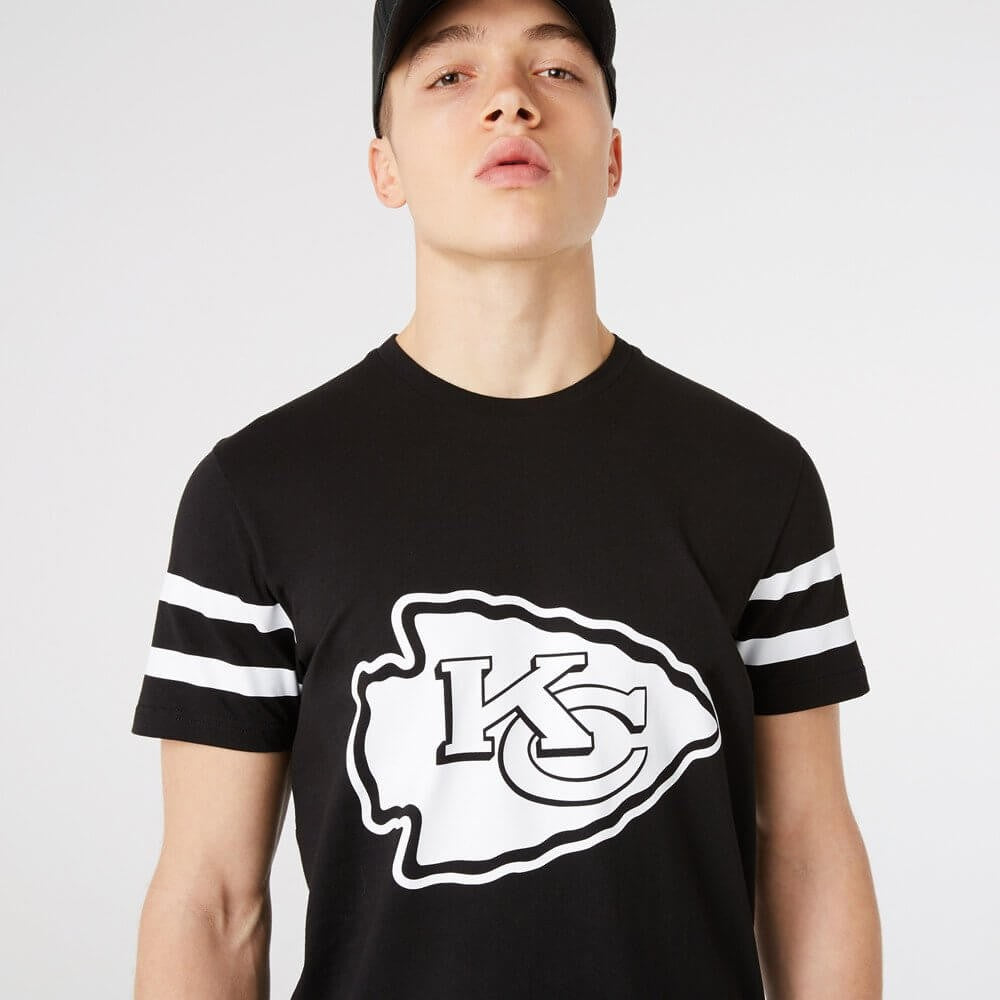 NEW ERA tričko NFL Jersey inspired tee KANSAS CITY CHIEFS Black