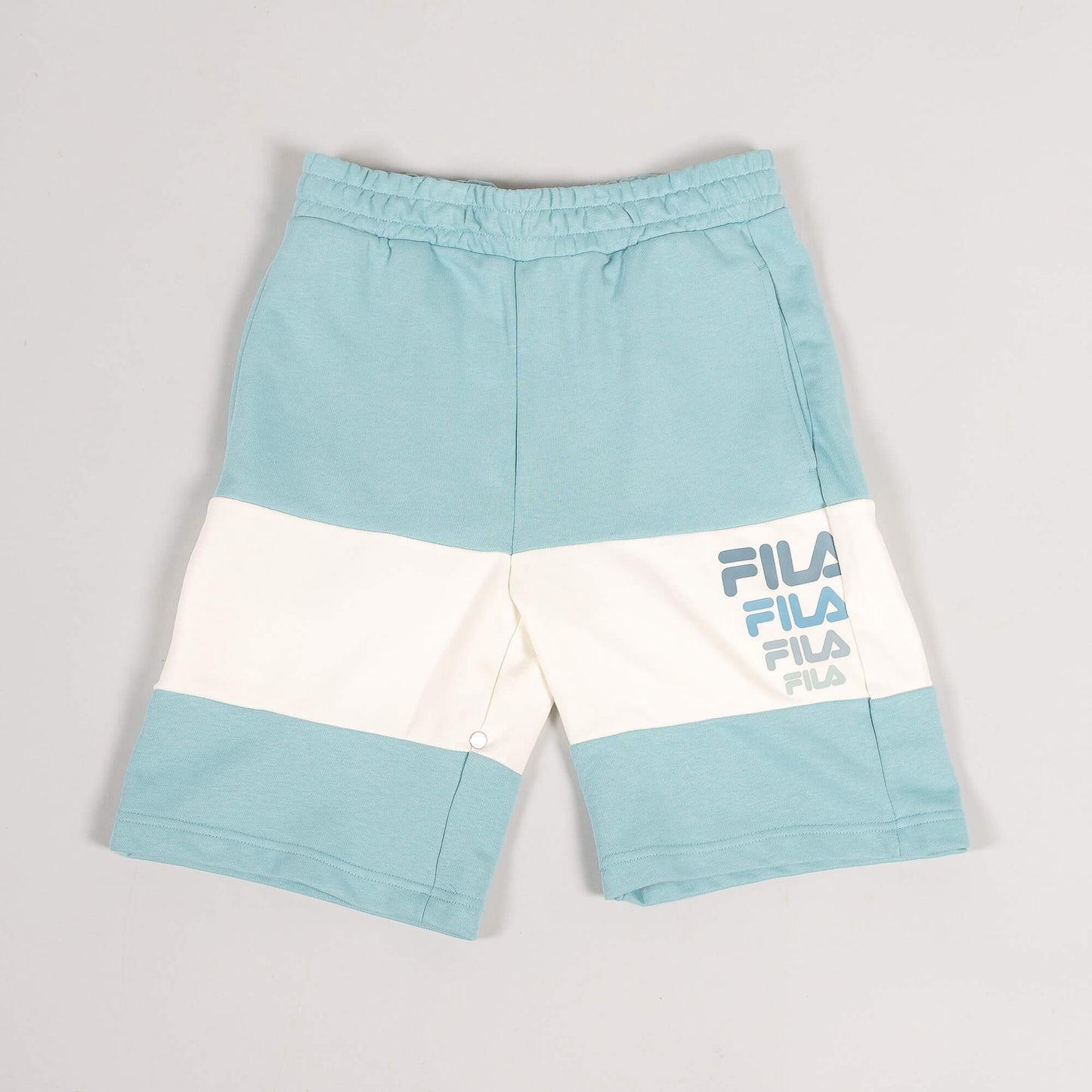 FILA PADDY blocked shorts cameo blue-snow white