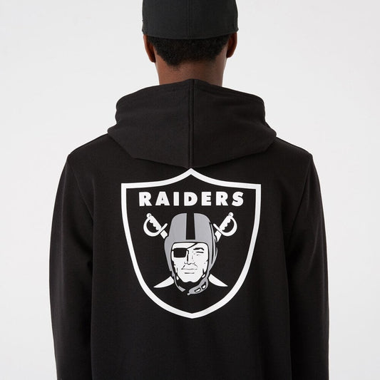 NEW ERA mikina NFL Outline logo po hoody LAS VEGAS RAIDERS Black