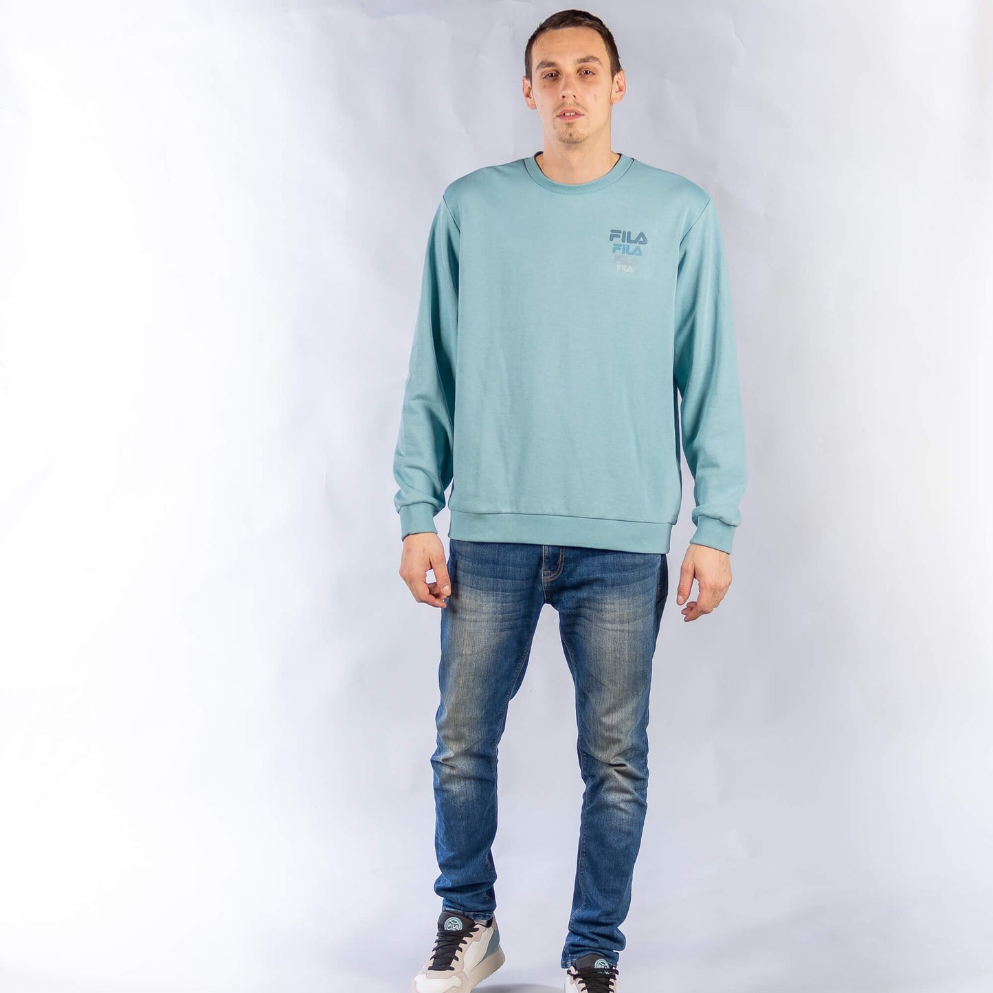 FILA LIAM crew sweat cameo blue