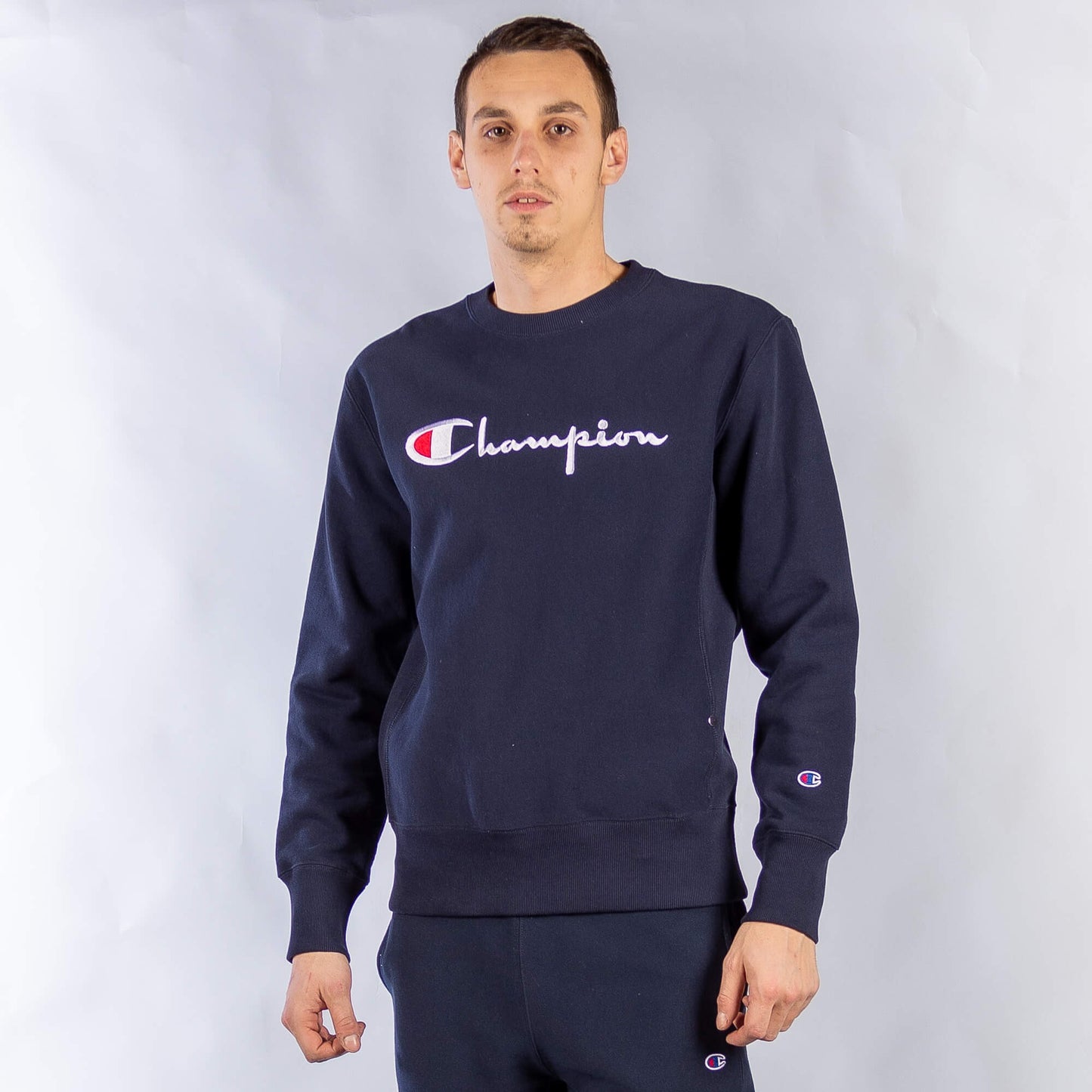 Mikina Champion Reverse Weave 1952 Crewneck Sweatshirt tmavomodrá