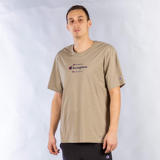 Champion Crewneck T-Shirt Beige