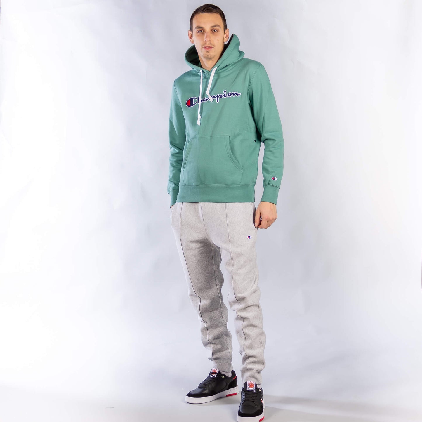 Champion Hooded Sweatshirt Green