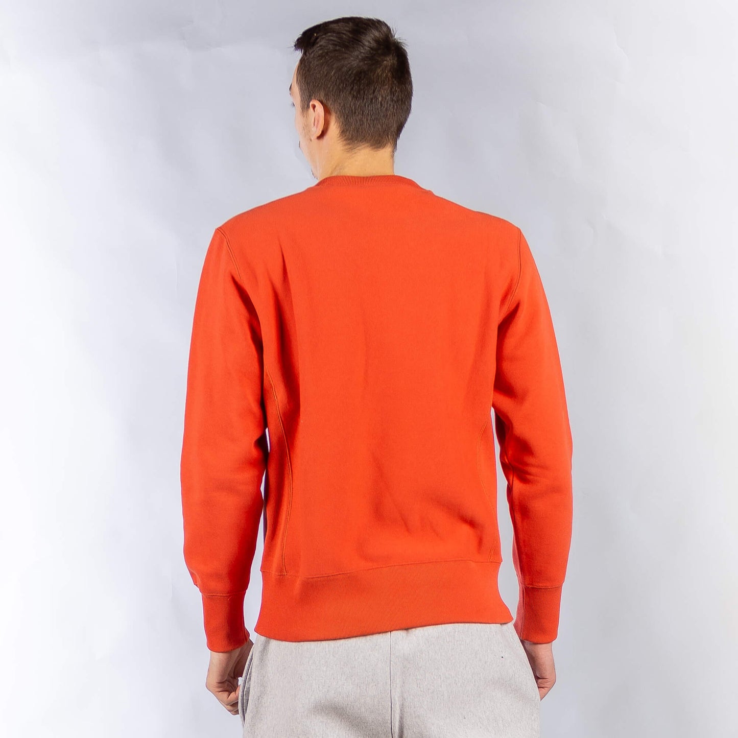 Pánska mikina Champion Premium RWSS 1952 Crewneck Sweatshirt oranžová