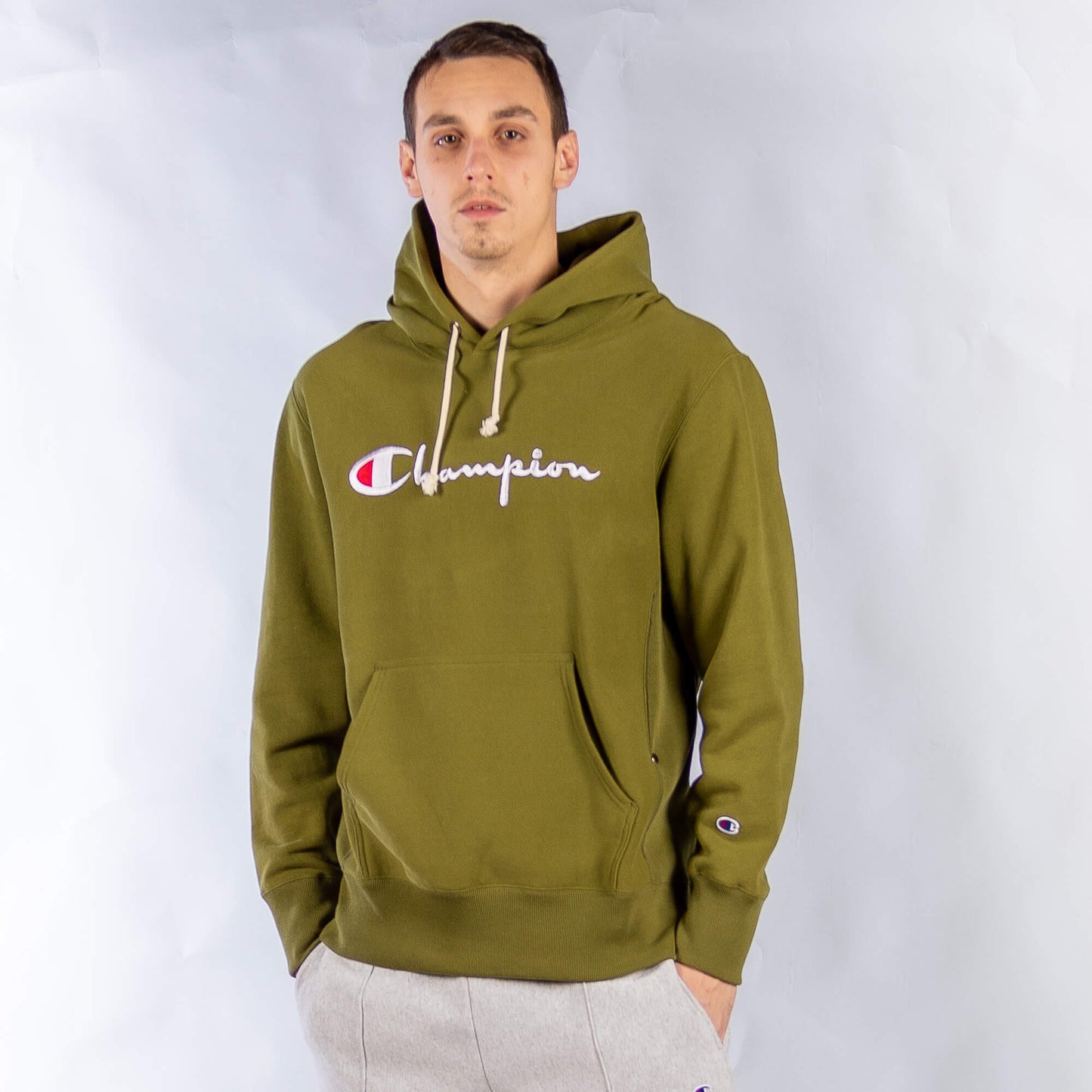 Champion Reverse Weave 1952 Hooded Sweatshirt Olive