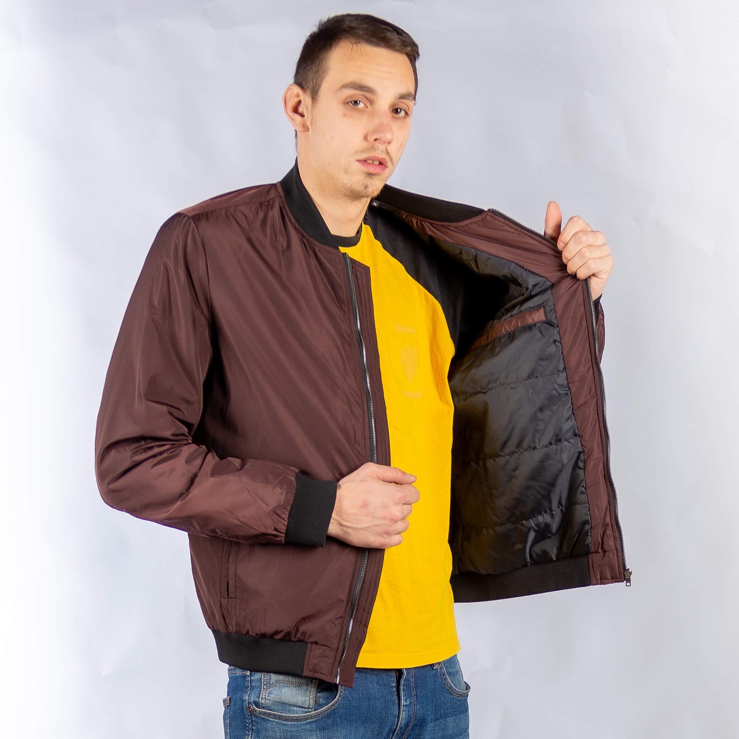 Shine Original Bomber Jacket Bordeaux