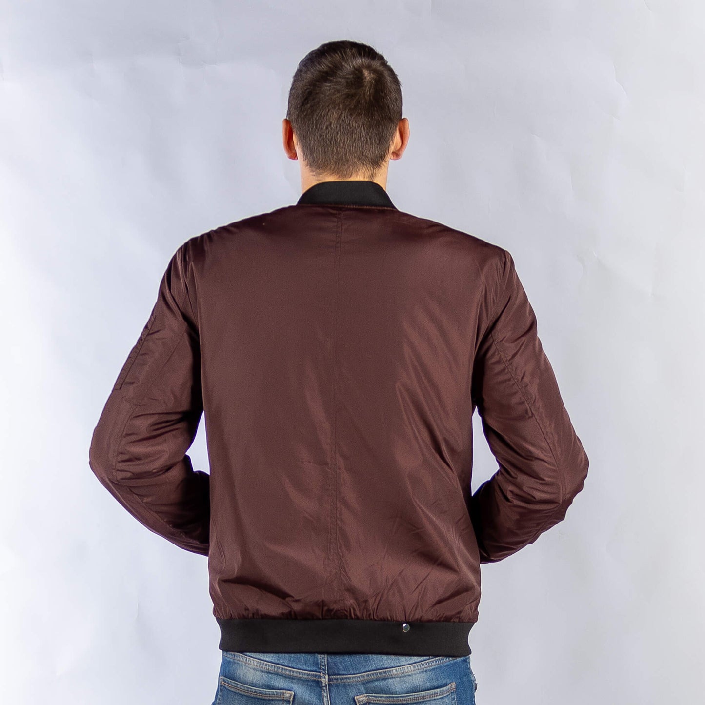 Shine Original Bomber Jacket Bordeaux