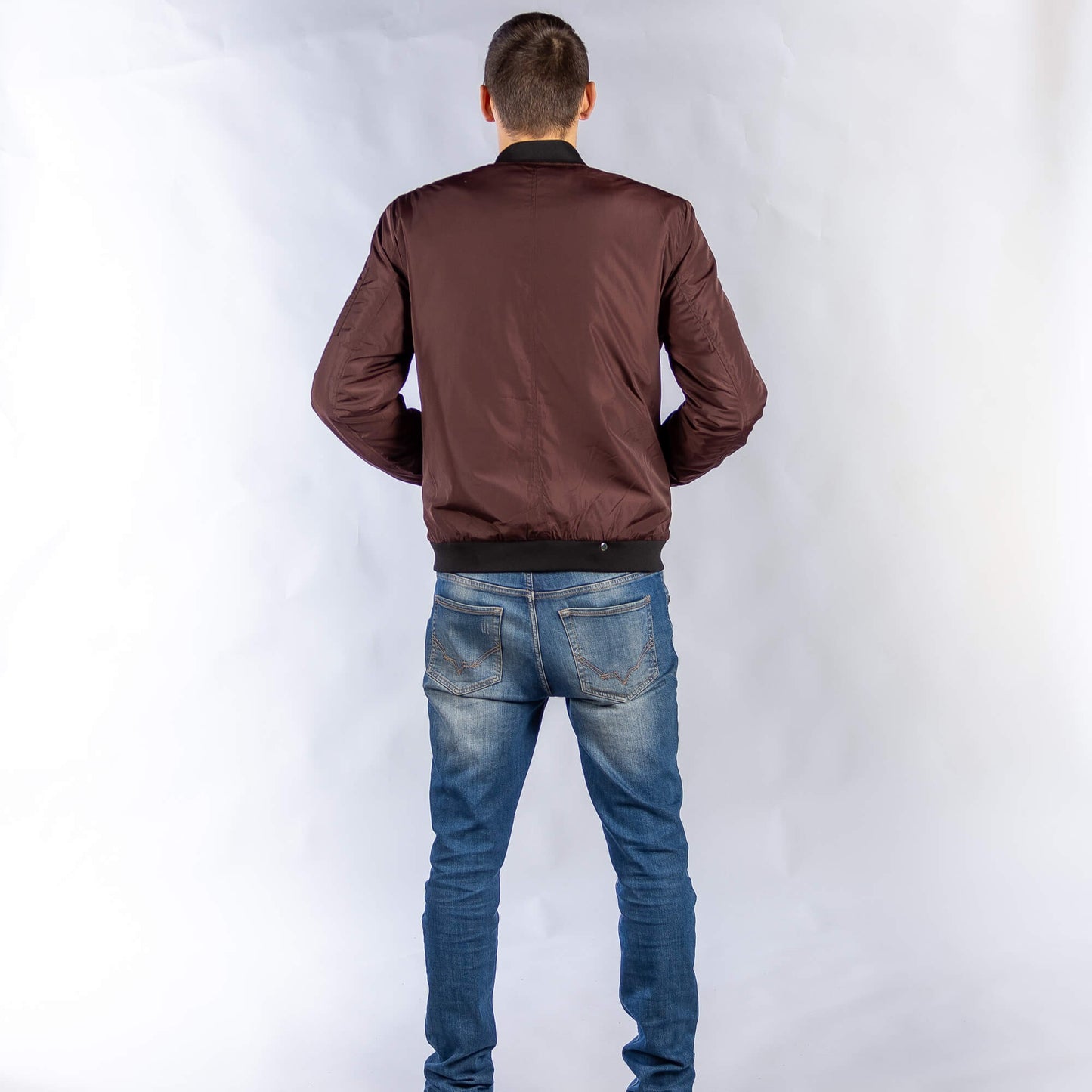 Shine Original Bomber Jacket Bordeaux