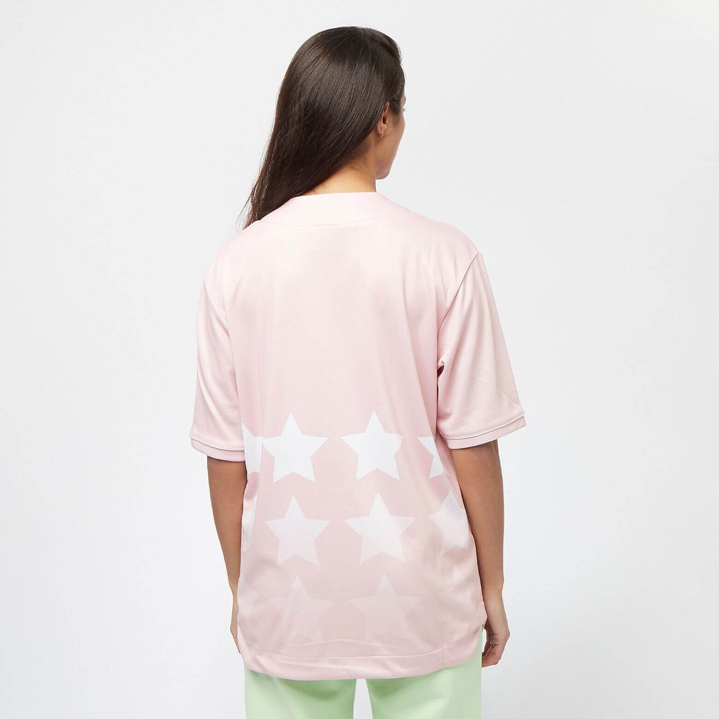 FUBU Varsity Star Baseball Jersey light rose