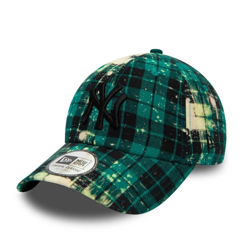 NEW ERA šiltovka Casual classic MLB Wash check 9twenty NEW YORK YANKEES Green