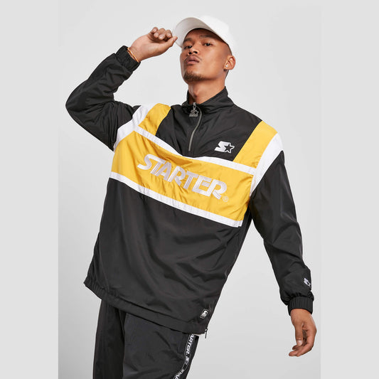 Starter Half Zip Retro Jacket Retro Black/Golden/White