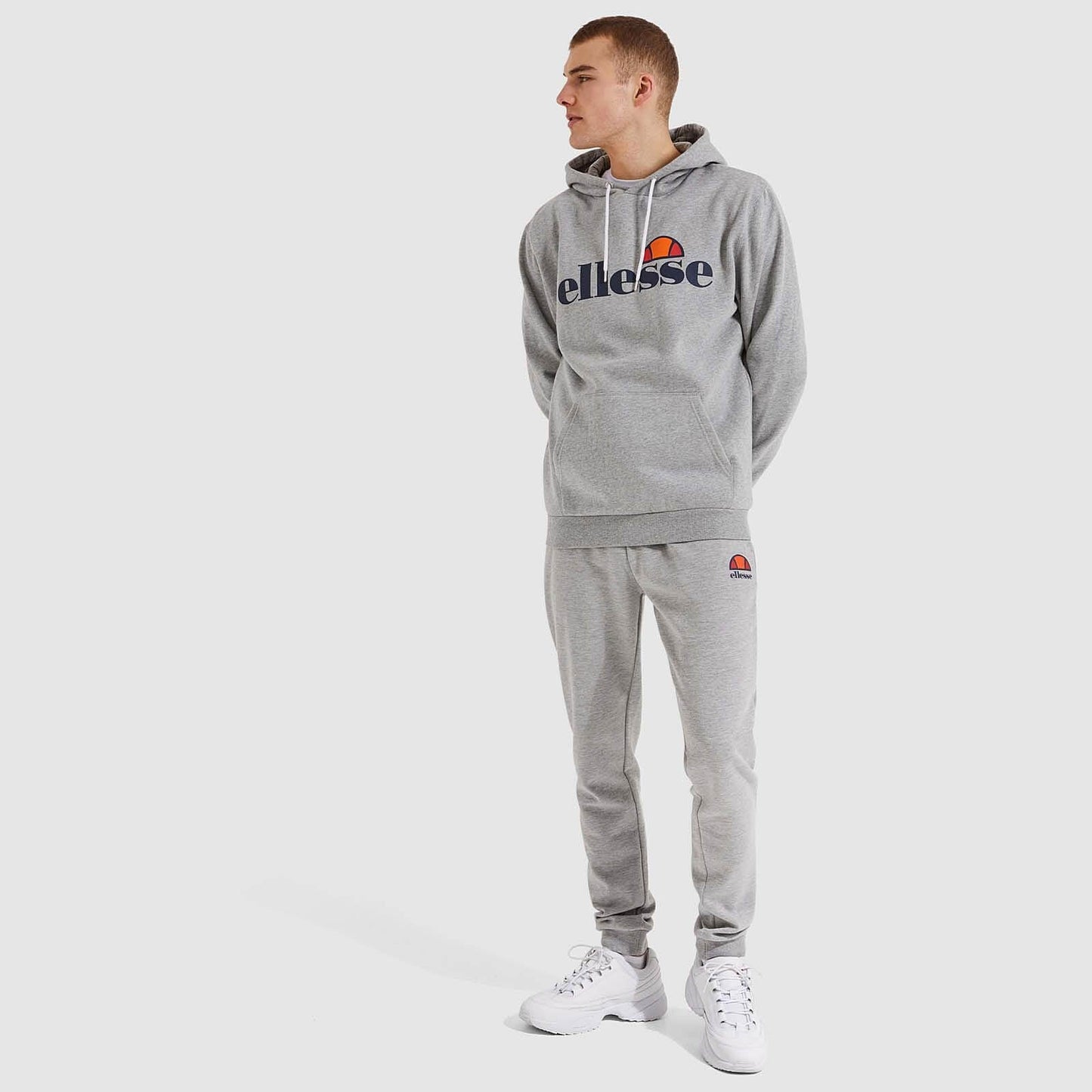 Mikina s kapucňou Ellesse SL Gottero OH Hoody šedá