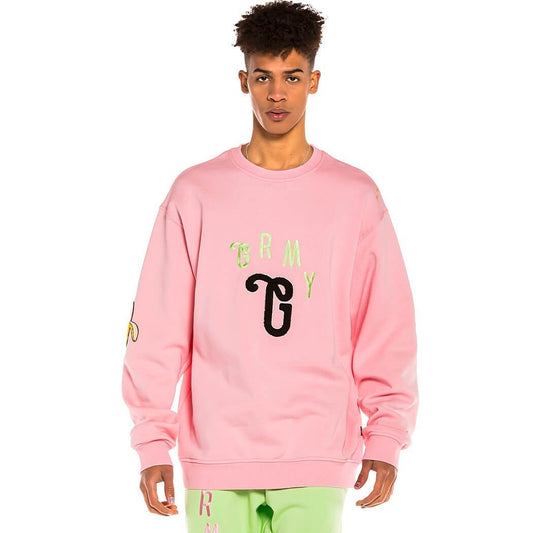 GRIMEY WEAR JUNGLE PUNCH CREWNECK PINK