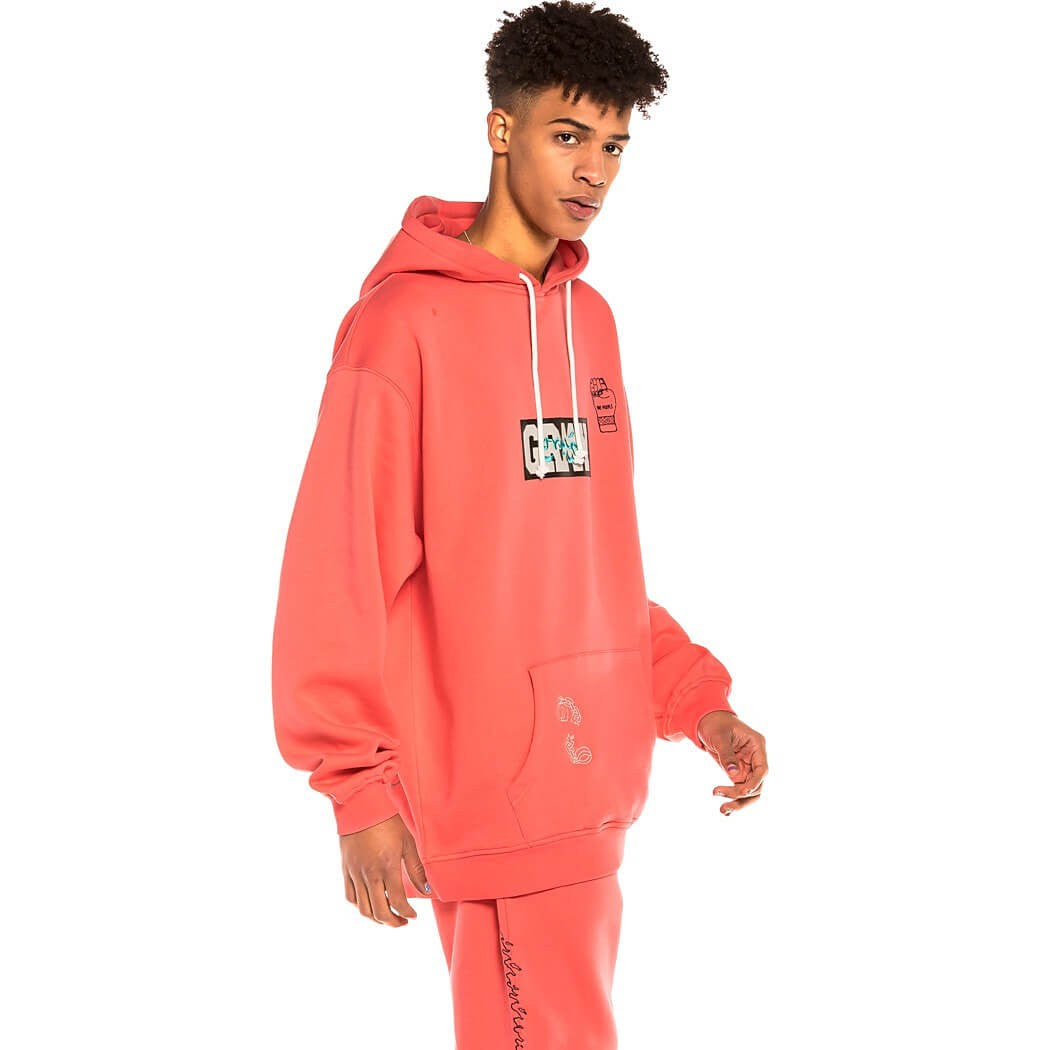 GRIMEY WEAR DAY DREAMER HOODIE CORAL