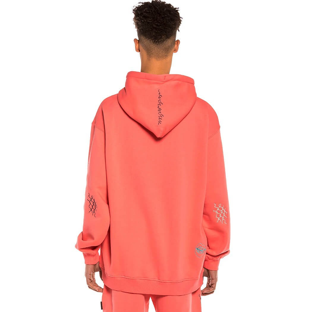 GRIMEY WEAR DAY DREAMER HOODIE CORAL