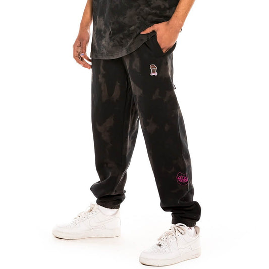 GRIMEY WEAR DAY DREAMER BLEACHED SWEATPANTS BLEACHED BLACK