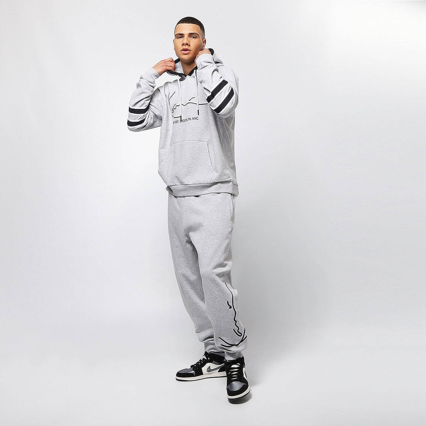 Karl Kani Signature Retro Sweatpants ash grey