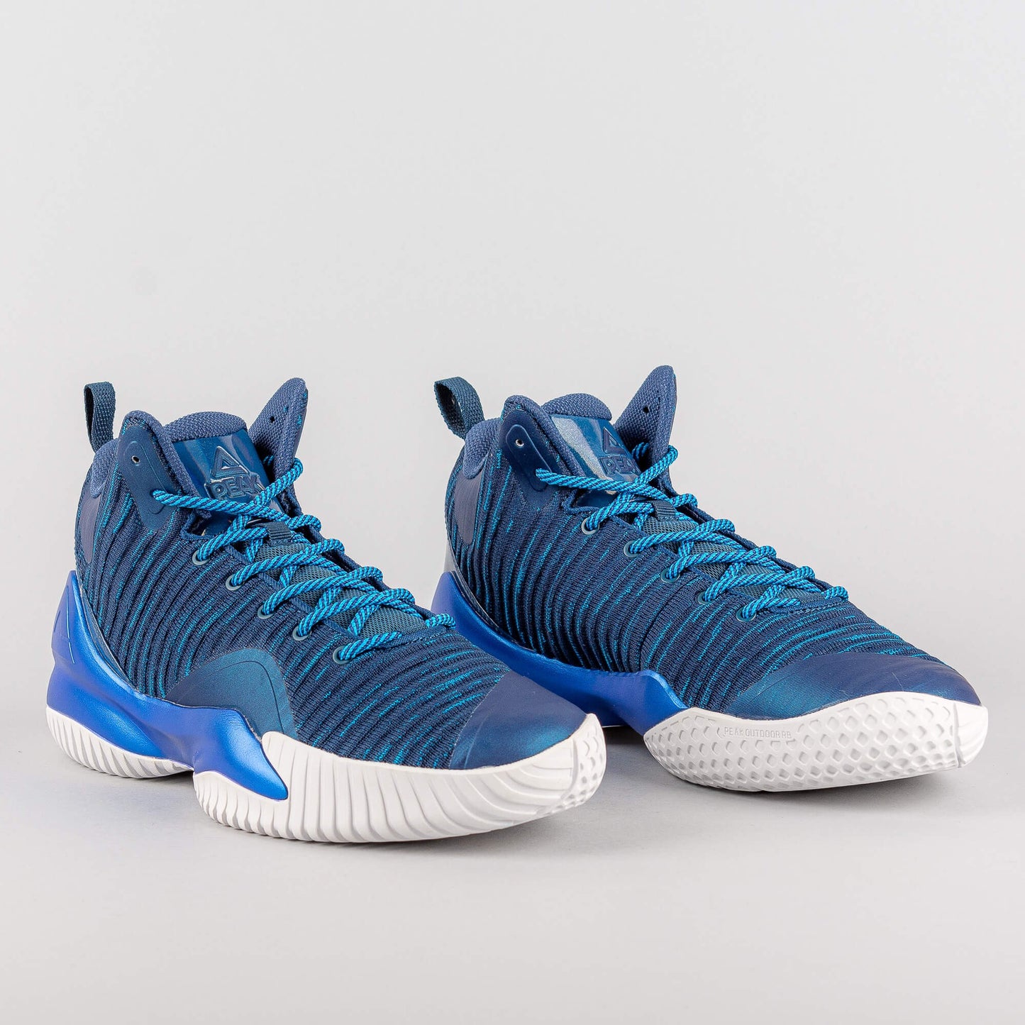 PEAK Streetball Master Knit Basketball shoes Blue Melange Grey