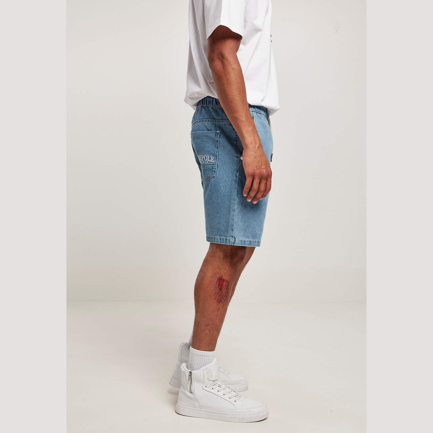 Southpole Denim Shorts Midblue Washed