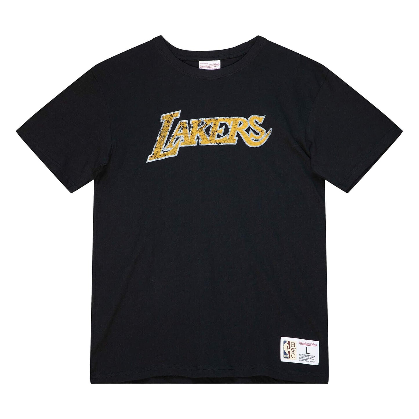 Mitchell & Ness NBA Slub S/S Tee LOS ANGELES LAKERS BLACK