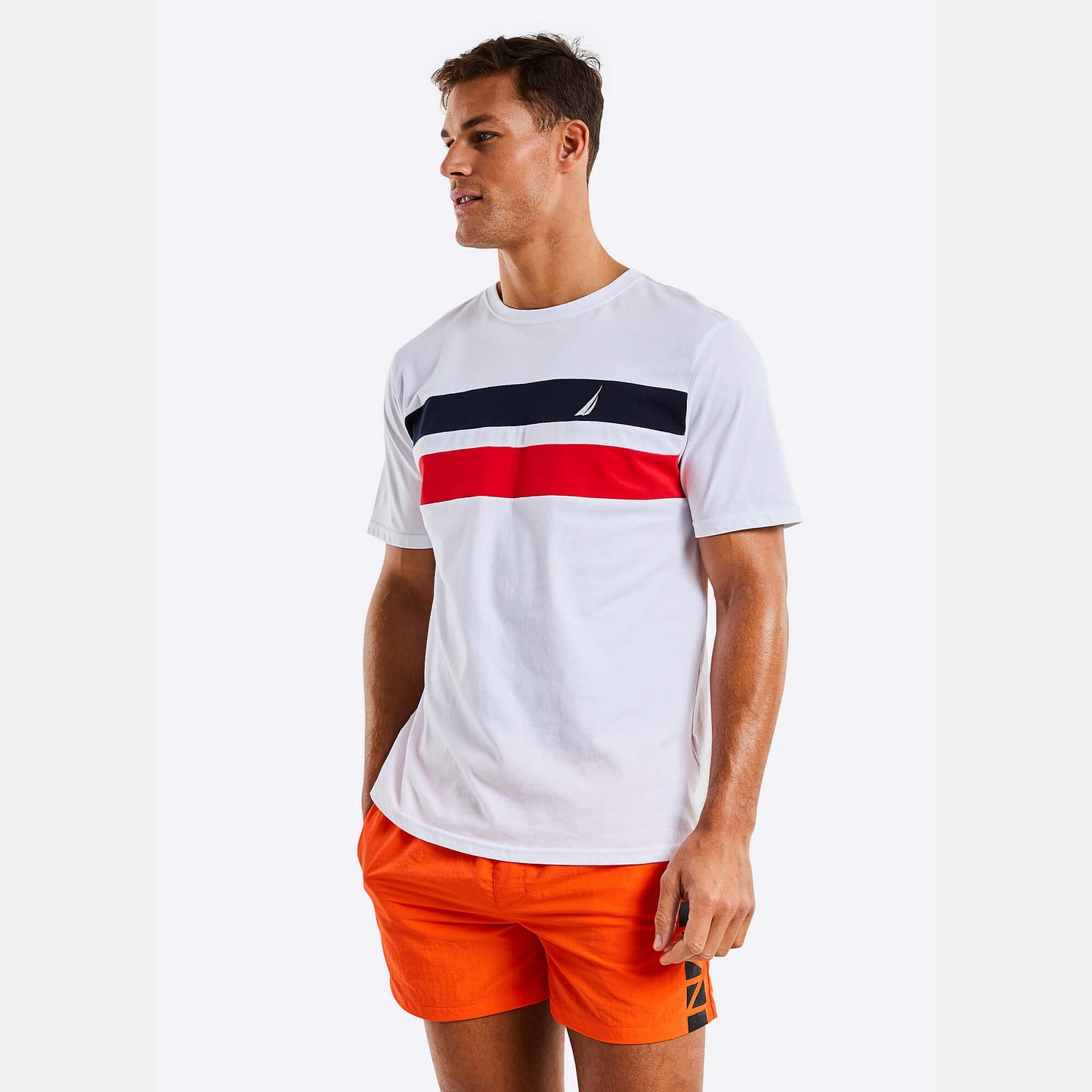 Nautica Orleans 4” Swim Short Orange