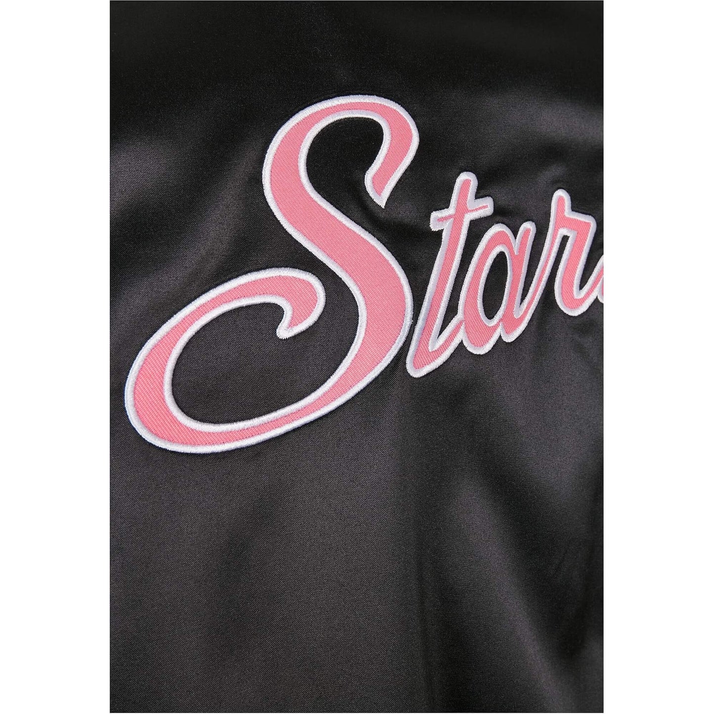 Ladies Starter Satin College Jacket black