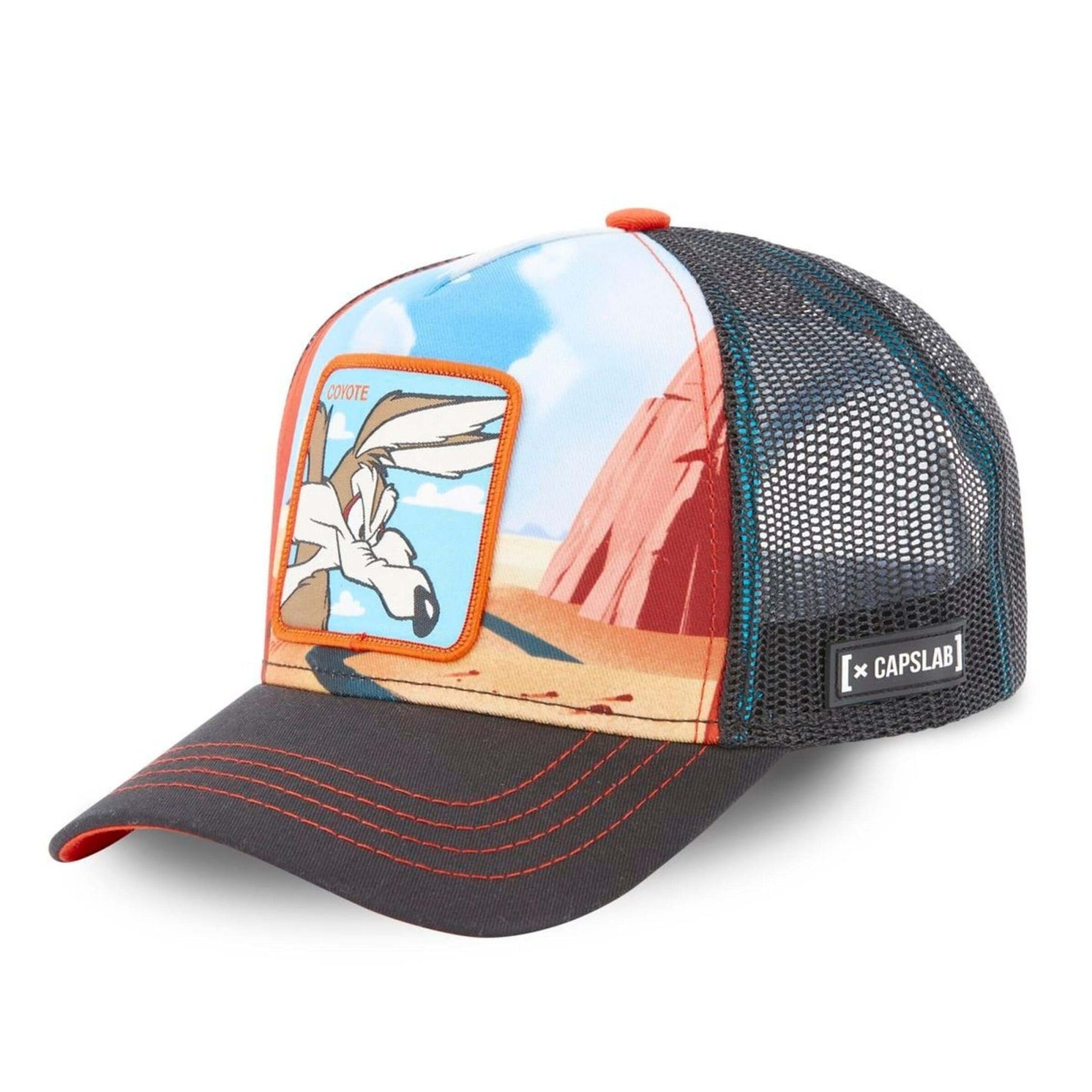 CAPSLAB ADULT TRUCKER CAP LOONEY TUNES COYOTE