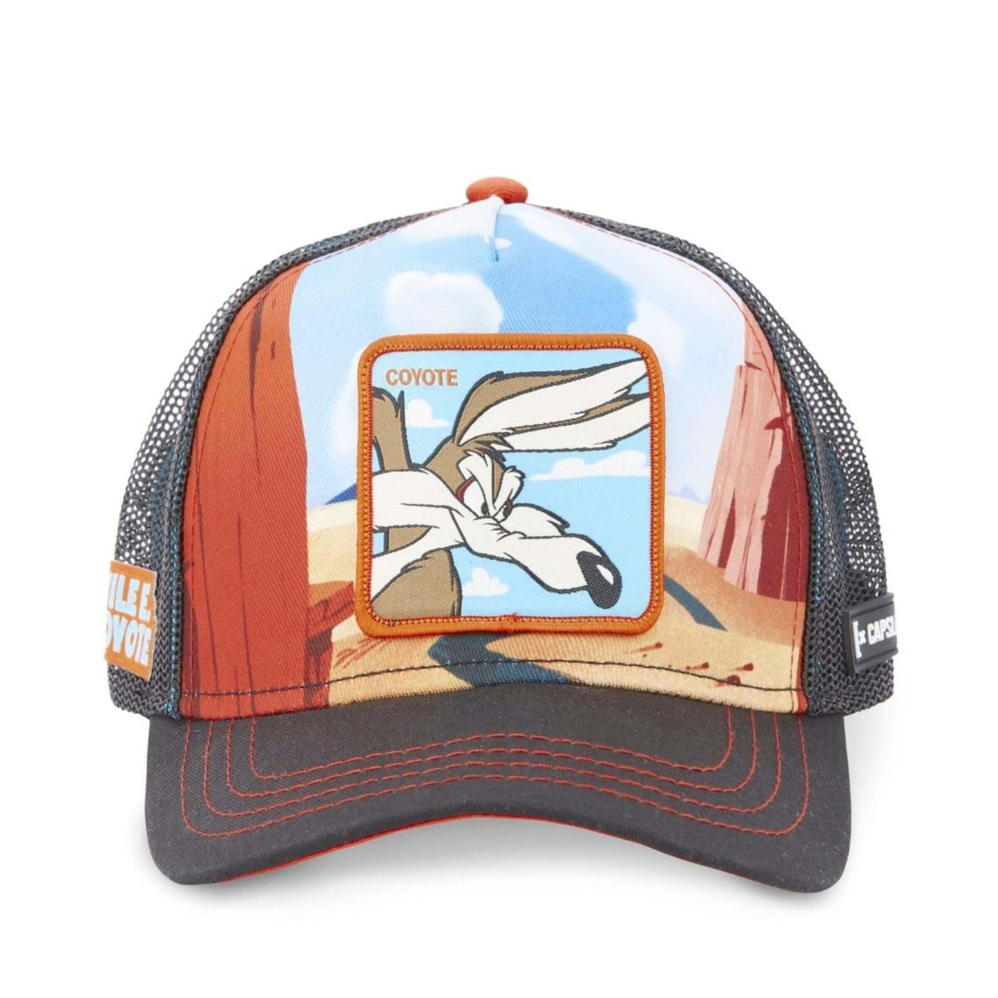 CAPSLAB ADULT TRUCKER CAP LOONEY TUNES COYOTE