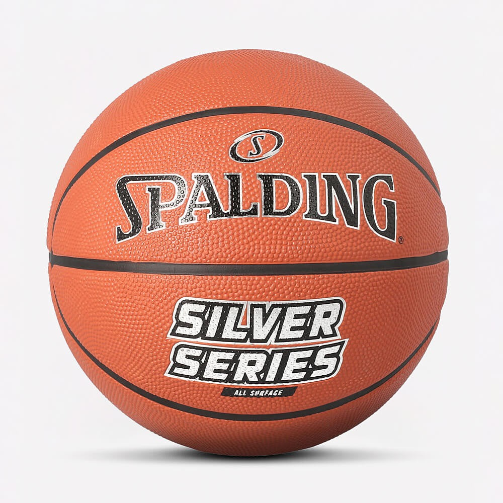 Spalding Silver Series Rubber Basketball (sz. 7)