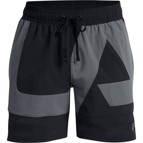 Under Armour Men's UA Baseline Woven Shorts Black / Pitch Gray – BBALLTOWN