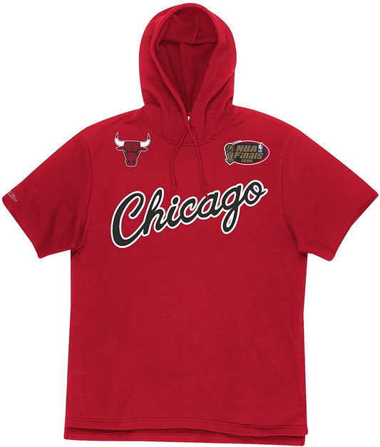 Mitchell & Ness NBA Gameday S/S FT Hoody Chicago Bulls Scarlet