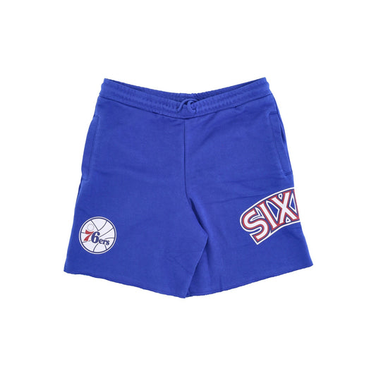 Basketbalové šortky Mitchell & Ness NBA Game Day FT Shorts Philadelphia 76Ers modré