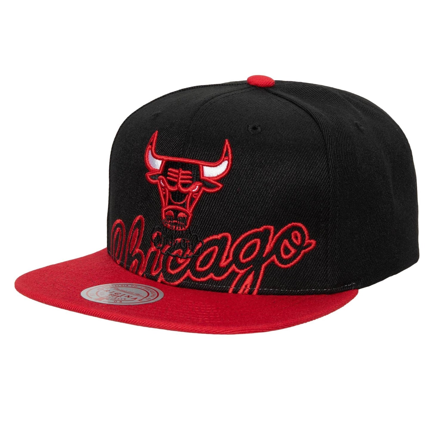 Šiltovka Mitchell & Ness NBA Big Face HWC Chicago Bulls čierna/červená