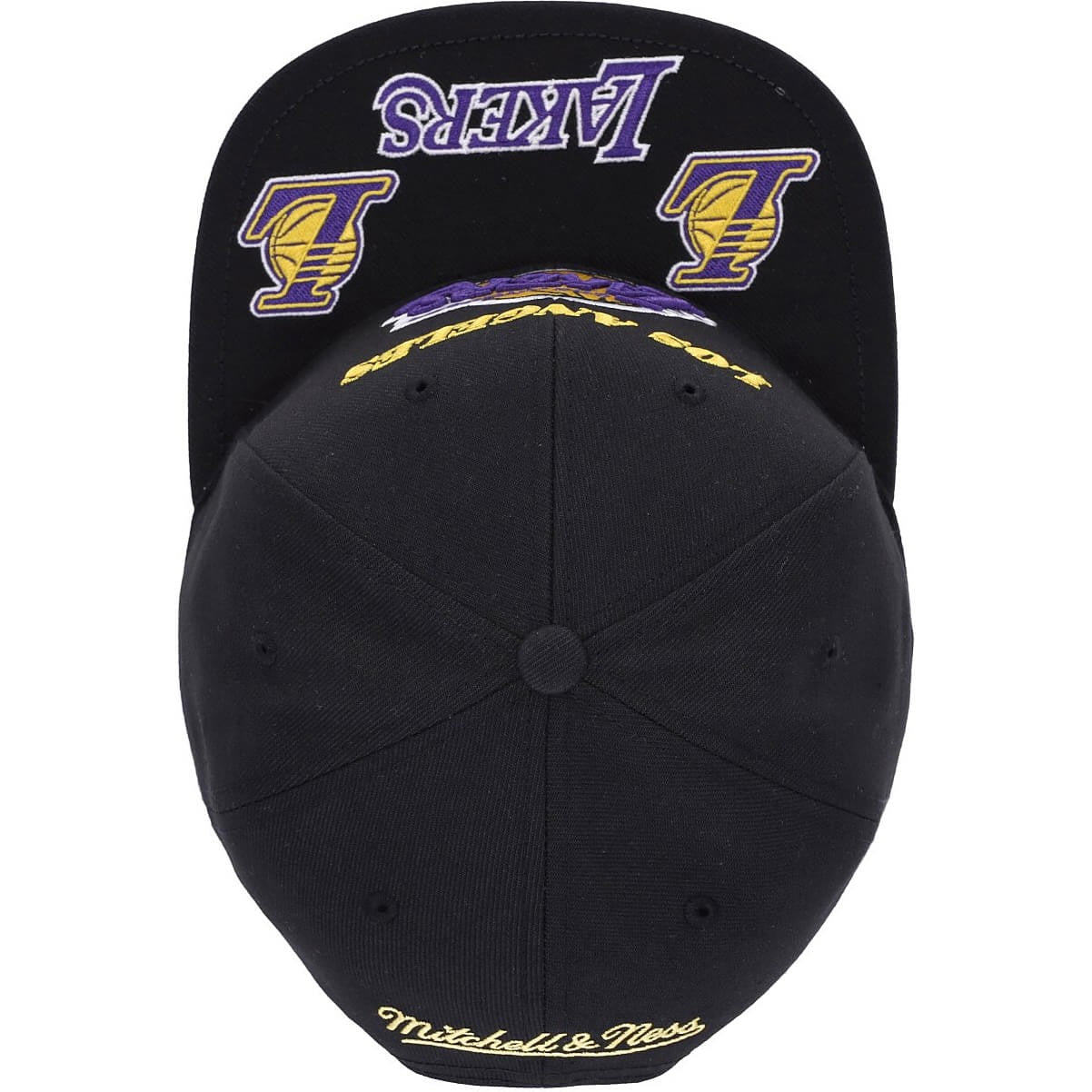 Mitchell & Ness NBA Front Loaded Snapback Los Angeles Lakers Black