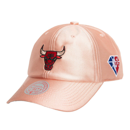 Mitchell & Ness NBA 75TH ROSE GOLD STRAPBACK CHICAGO BULLS ROSE GOLD