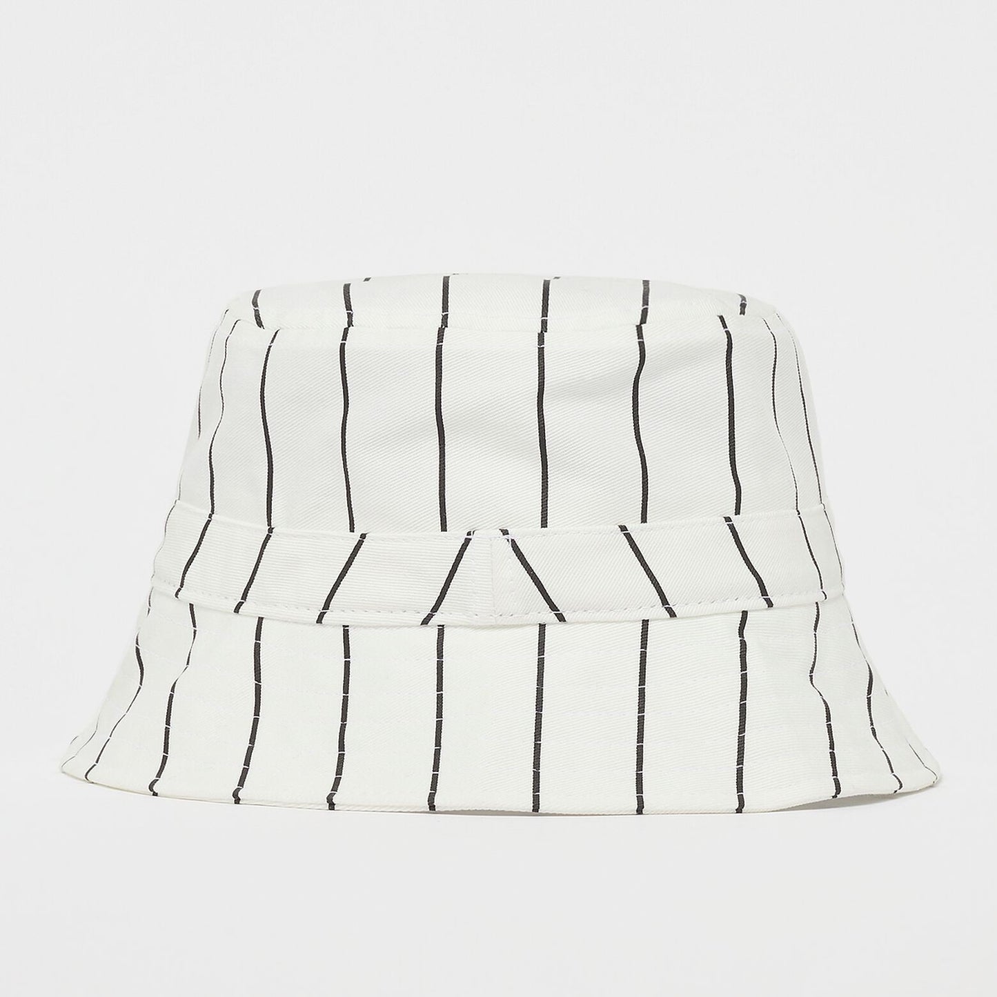 Karl Kani KK Signature Pinstripe Bucket Hat white/black