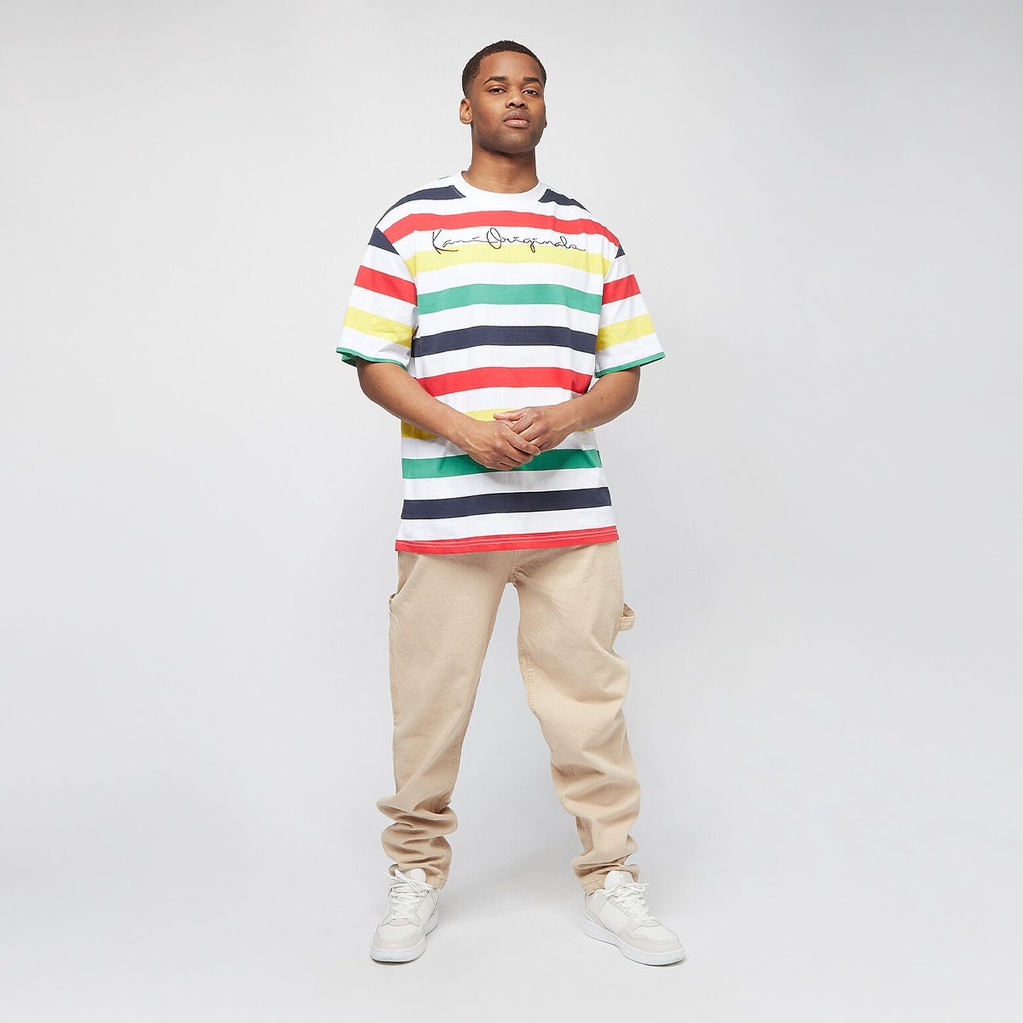 Karl Kani Originals Stripe Tee navy/red/green