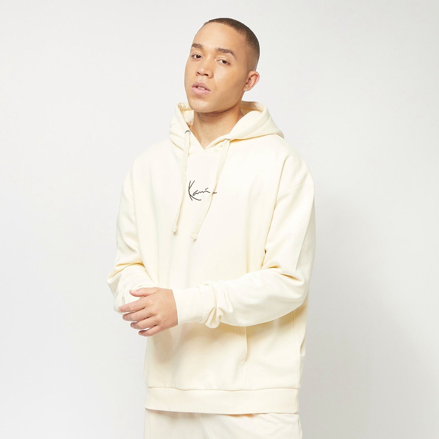 Karl Kani Small Signature Essential Hoodie cream