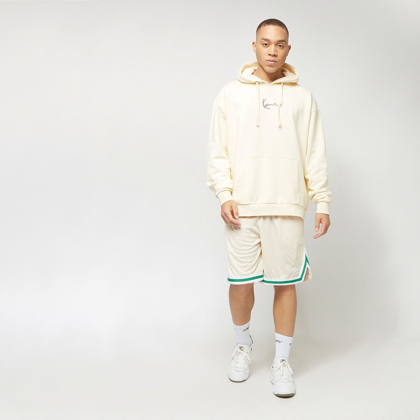 Karl Kani Small Signature Essential Hoodie cream