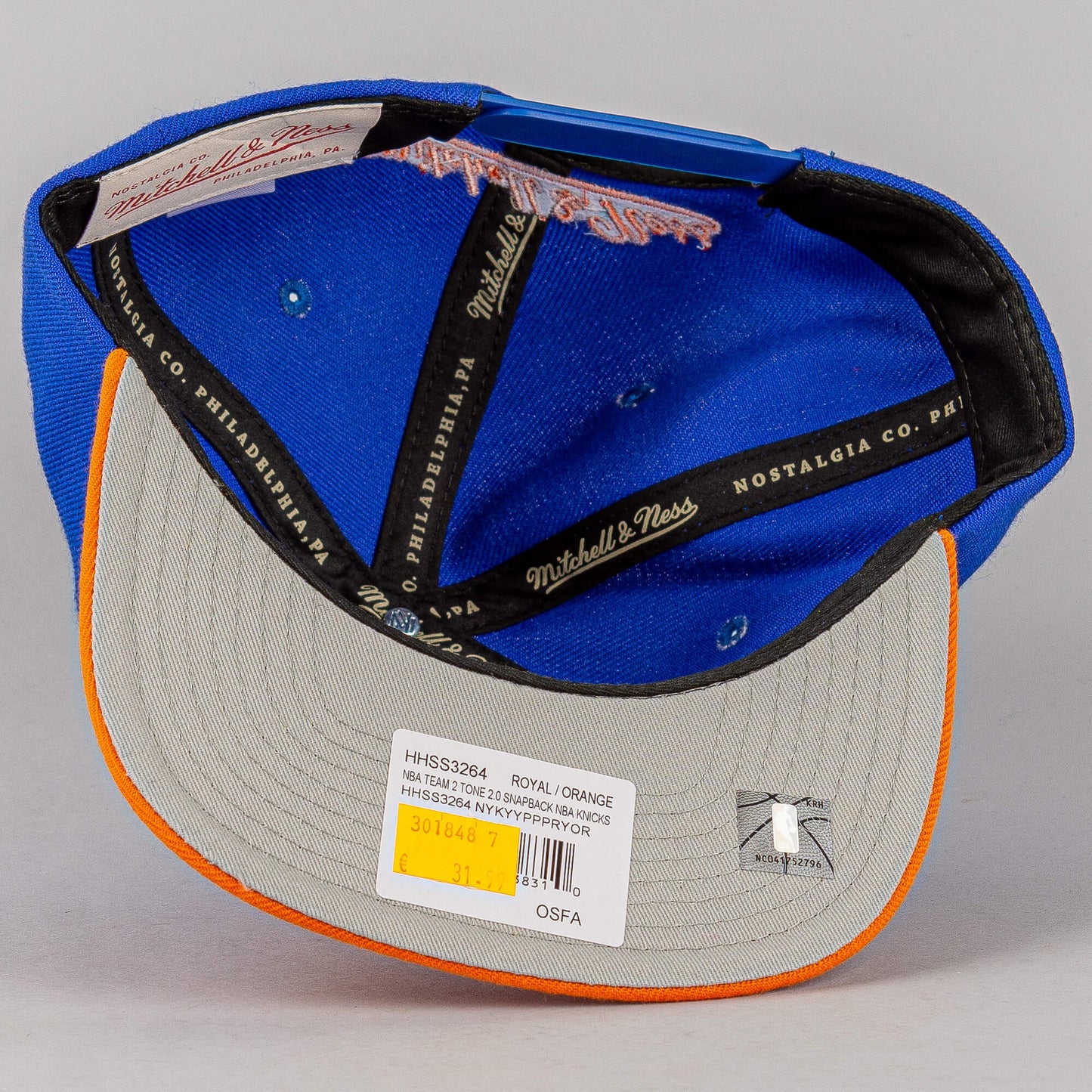 Mitchell & Ness Team 2 Tone 2.0 Snapback NYKNIC - royal/orange