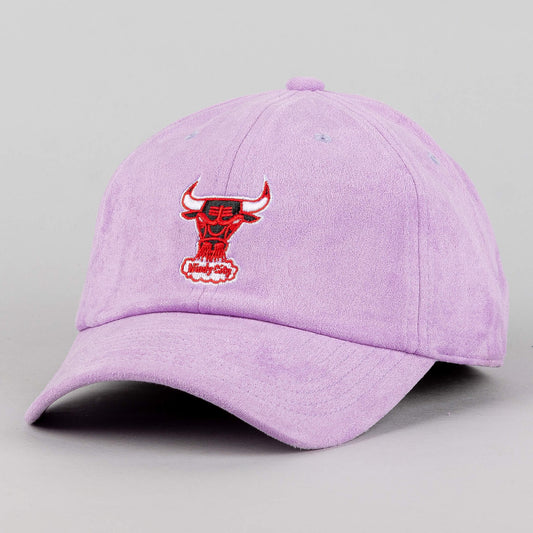 Mitchell & Ness NBA Suede Dad Strapback HWC Chicago Bulls Purple