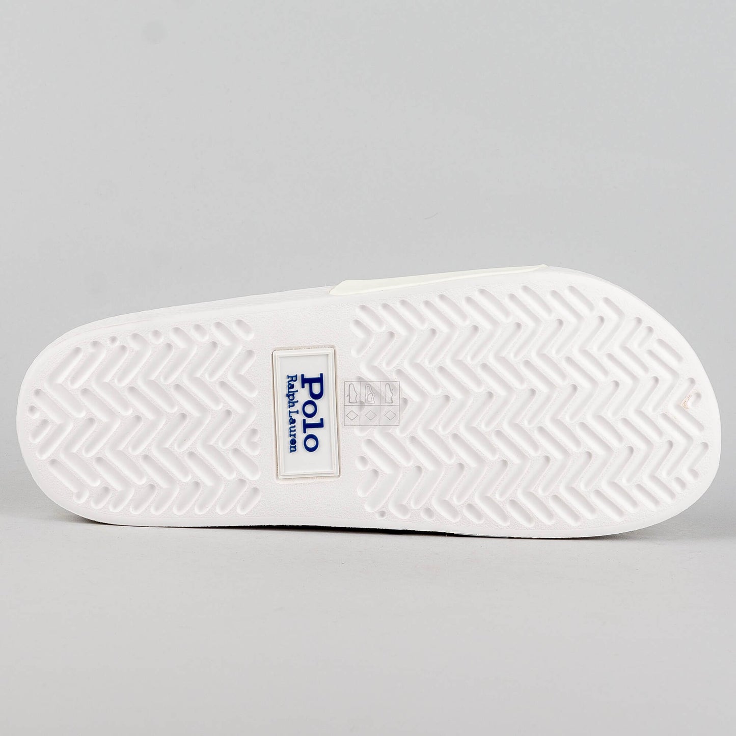 Polo Ralph Lauren Polo Slide White/Light Navy Polo