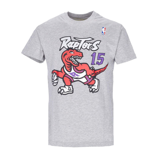 Mitchell & Ness NBA Name & Number tee Toronto Raptors VINCE CARTER HEATHER GREY