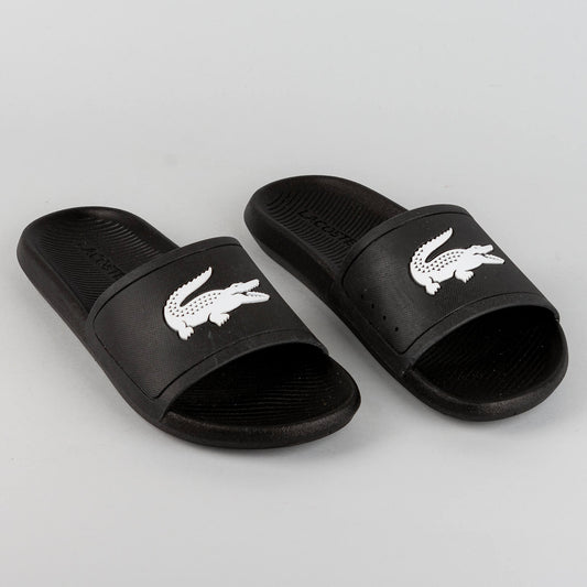 Lacoste Croco Slide Blk/Wht