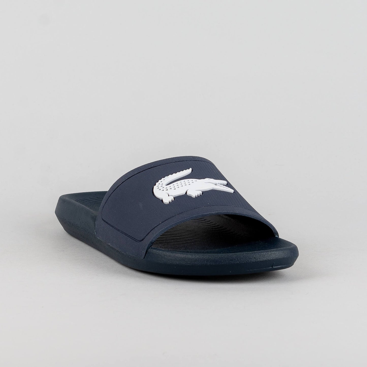 Lacoste Croco Slide Nvy/Wht