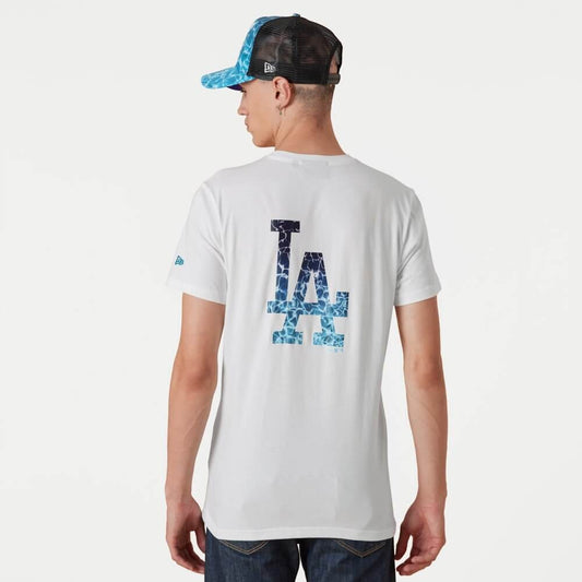 NEW ERA tričko MLB Back body wtr print tee LOS ANGELES DODGERS White