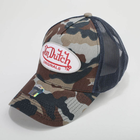 Von Dutch Originals Trucker Boston Camo/Navy